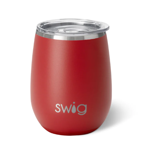 matte crimson tumbler